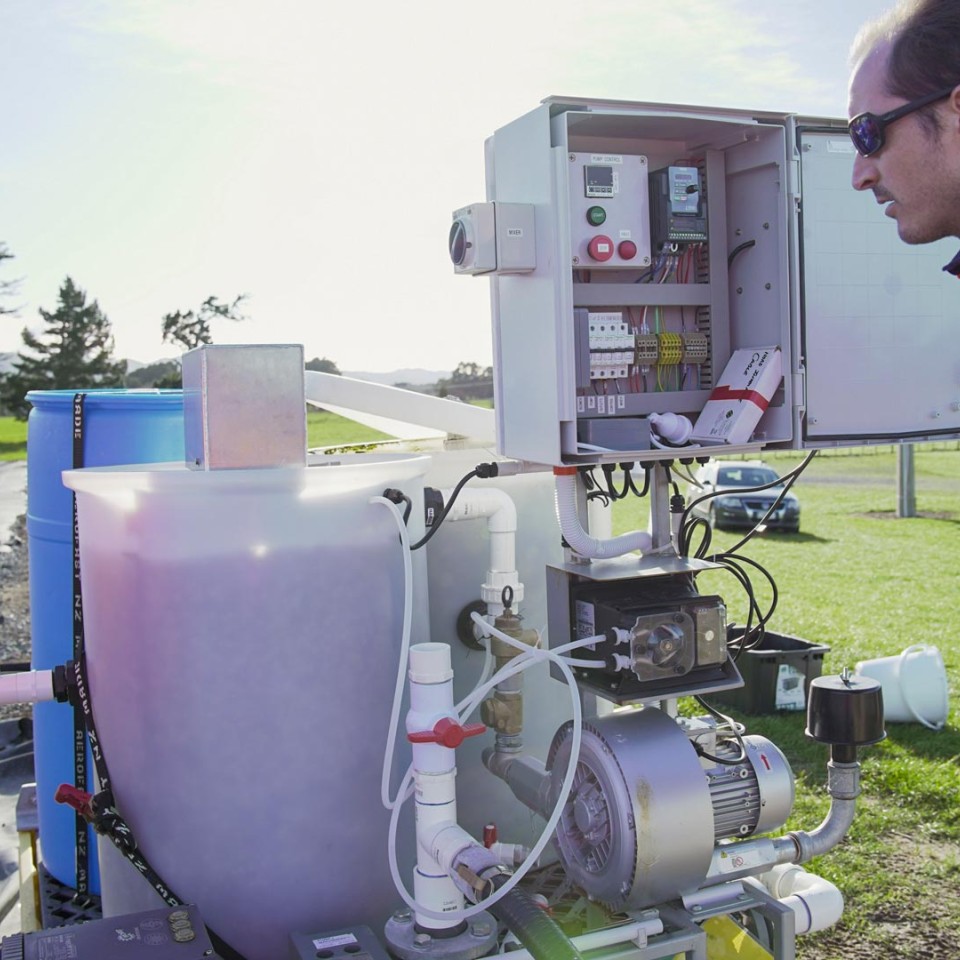 Wastewater Process Engineers Onsite with MBBR Pilot Plant