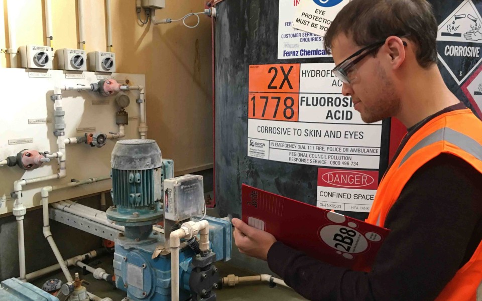 Tracer Testing On a Water Treatment Plant